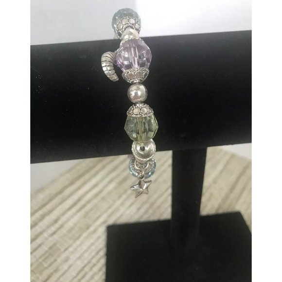 Moon And Stars Crystal‎ Beaded bracelet - Picture 3 of 3